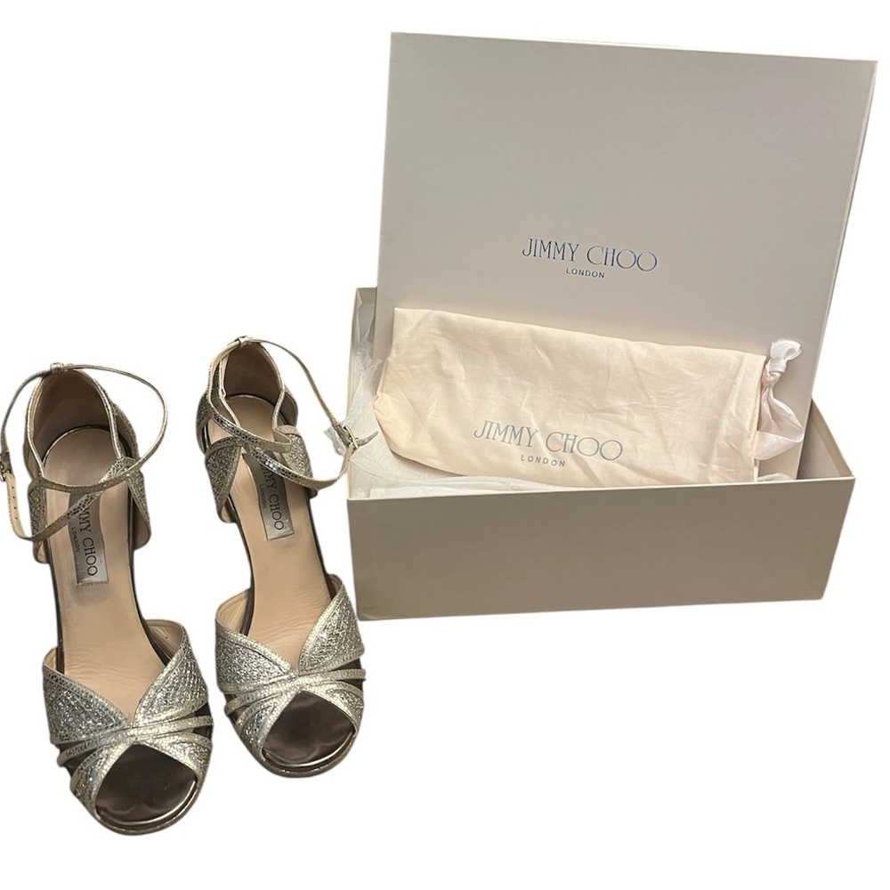 Jimmy Choo Glittering Fayme Heels